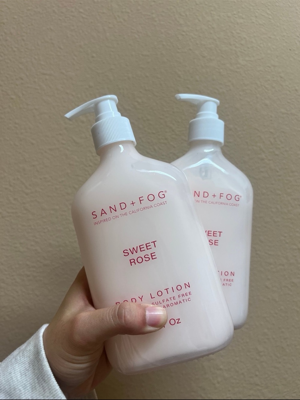 2X Sand + Fog Sweet Rose Body Lotion – 10.1 fl oz